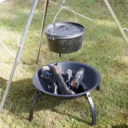 Гриль вугільний Bo-Camp Firebowl Harrow Black (8108500) - мініатюра 9