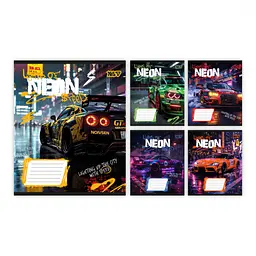 Зошит Yes Neon А5 24 аркушів клітинка (768812), в асортименті