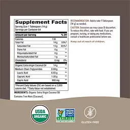 Органічна кокосова олія холодного віджиму Nature's Way Coconut Oil 907 г - мініатюра 8
