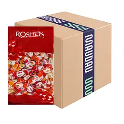 Уцінка. Карамельні цукерки Roshen Juice mix 1 кг