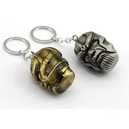 Брелок 3D Avengers: Infinity War Thanos Танос 3D голова bronze.705 - мініатюра 3
