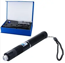 Лазерна указка YX-B008 10000mW (5 насадок) Синій лазер - мініатюра 4
