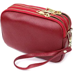 Сумка на три відділення для жінок з натуральної шкіри Vintage 19х12х6,5 см sum0027533 - мініатюра 3