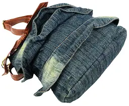 Жіноча джинсова сумка Fashion Jeans6012 Темно-синя - мініатюра 9