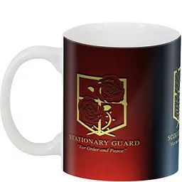 Кухоль GeekLand Атака Титанів Attack on Titan regiments полиці AT.02.37 330 мл білий - мініатюра 3