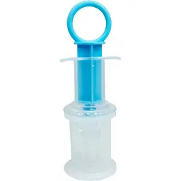 Дитячий шприц-дозатор для ліків Mega Zayka  із мірним стаканчиком MGZ-0719(Blue) - мініатюра 2