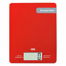 Ваги кухоні ADE Leonie цифрові червоні (KE1800-1) - мініатюра 2
