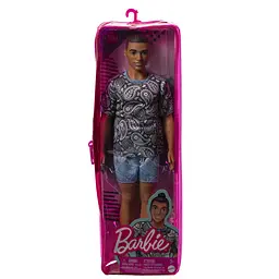 Лялька Кен Barbie Модник у футболці з візерунком пейслі (HJT09) - мініатюра 6