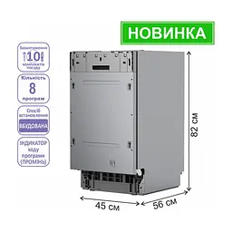 Посудомийна машина PRIME Technics PDW 4593 BI - мініатюра 5