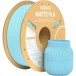 Філамент для 3D-принтерів Elegoo PLA Matte 1кг Blue Ice (50.203.0259)