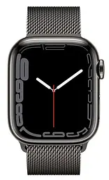 Смарт-годинник Apple Watch Series 7 GPS + Cellular 41mm Graphite Stainless Steel with Graphite Milanese Loop [MKHK3] [62621] - мініатюра 2