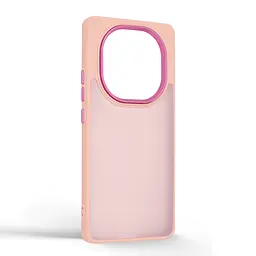 Противоударный чехол для Xiaomi Redmi Note 14 Pro 4G, Frame, розовый, панель-накладка, термополиуретан TPU + поликарбонат PC, защита всего корпуса, защита кнопок и камеры, устойчив к деформациям, ArmorStandart (ARM79873) - мініатюра 2