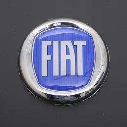 Емблема для Fiat Albea Punto Palio D75 пластикова скотч Синя
