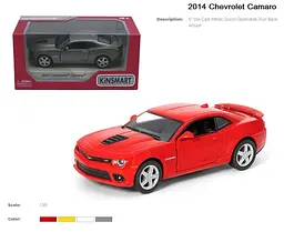 Металева інерційна легкова модель Chevrolet Camaro 2014 5", відкриваються двері (В асортименті) - мініатюра 3