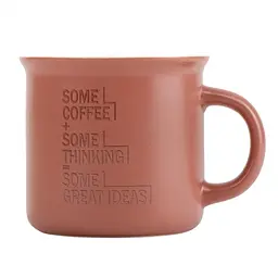 Чашка Elisey Coffee time 4 420 мл (9070-008a) коричневый      