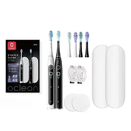 Електрична зубна щітка Oclean X Pro 20 S Duo Set White+Black