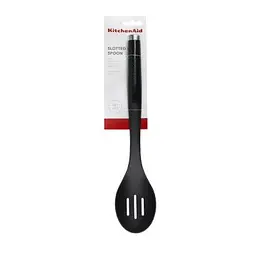 Ложка для сервіровки з прорізами KitchenAid Classic, 34 см, чорний (KCG004OHOBE) - мініатюра 2