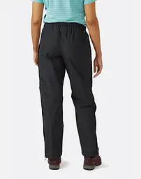 Штани-самоскиди Rab Downpour Eco Pants FZ Womens Short Leg 14 Чорний - мініатюра 2