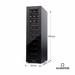 Винний холодильник Klarstein Shiraz 27 Duo (10045299) - мініатюра 6