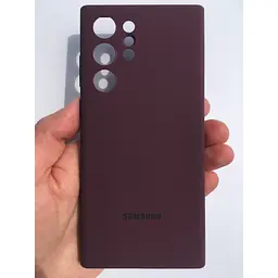 Оригінальгій силіконовий чохол Silicone Cover для Samsung Galaxy S22 Ultra (S908) Lavender EF-PS908TVEGRU - мініатюра 5