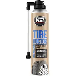 Засіб для аварійної вулканізації аерозольний K2 TIRE DOKTOR USA 500 мл K20020/B311 - мініатюра 2
