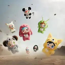 Колекційна м'яка іграшка-сюрприз Pop Mart Polar-Monster (Серія Baby Collection Pendant (PMBP-01) - мініатюра 10