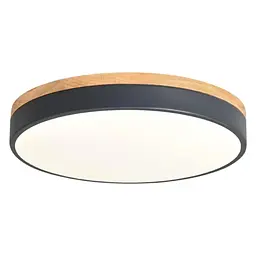 Світлодіодний стельовий світильник Qamra Wood круглий 3000 K - 6500 K