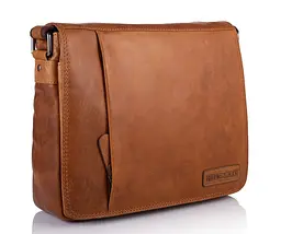Чоловіча шкіряна сумка Hill Burry 30х25х8 см sum0023169