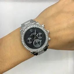 Наручний годинник жіночий Clockhouse Rolex Сріблястий (IBW490SB) - мініатюра 5
