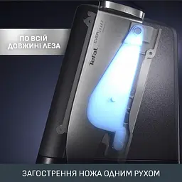 Ніж кухонний шеф-кухаря Tefal EverSharp 2 предмети 16.5 см нержавіюча сталь, бакеліт, чорний kuh0014570 - мініатюра 6