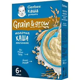 Молочна каша Gerber Мультизлакова 480 г (2 шт. х 240 г) - мініатюра 2