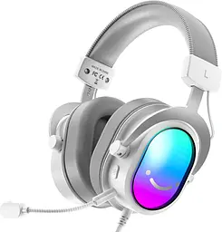Ігрова гарнітура Fifine H16 7.1 RGB White (H16W) - мініатюра 2