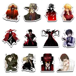 Стікерпак GeekLand Hellsing 45 штук (SP HL 01) - мініатюра 4
