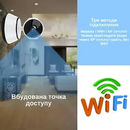 IP-камера поворотна XON SmartCam Wi-Fi 1080P (XTWEW21VW 4927) Біла - мініатюра 9