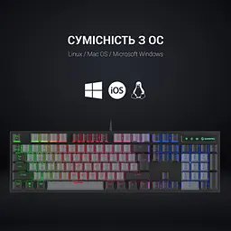 Клавіатура GamePro Blue Switch механічна (MK105B) - мініатюра 12