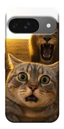 Чохол Demsky Shocked cat and lion для Google Pixel 10