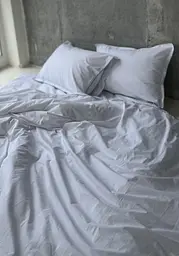 Комплект постільної білизни двоспальний 180х200 см варена бавовна White Dream Білий (2006) - мініатюра 4