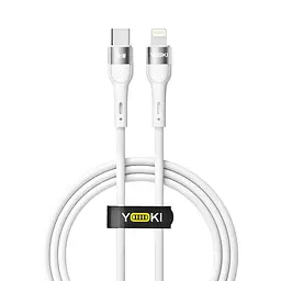 Кабель для заряджання та обміну даними Yoki YK-EX11 EXTRA Series Type-C to Lightning 30W 3A/10V 1.2 m White