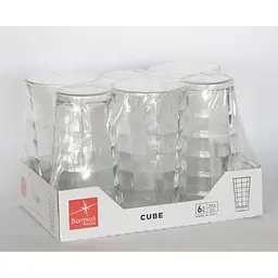 Набір склянок Bormioli Rocco Cube long drink 375 мл 6 шт. (128757V) - мініатюра 2