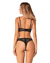 Комплект білизни Obsessive Serena Love XL/XXL чорний - мініатюра 2