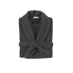 Халат махровий unisex Lotus Home - Basic New Line антрацит L