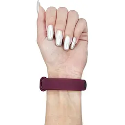 Силіконовий ремінець BeCover для Xiaomi Mi Smart Band 9 Tyrian Purple (711970) - мініатюра 5