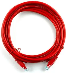 Патч-корд 25м, RJ-45, Cat.5e, CU, мідь, червоний Ritar (PCR-CU/25Rd / 04304)