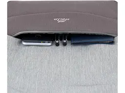 Рюкзак для ноутбука RIVACASE 7562 grey/mocha anti-theft 15.6 - мініатюра 8