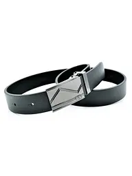 Дитячий ремінь Weatro 2,8 х 80 см Чорний dtsk-28mm-kz-005 (dtsk-28mm-kz-005) - мініатюра 4