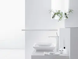 Змішувач Hansgrohe PuraVida 240 мм для умивальника хромований/білий 15072400 Білий - мініатюра 2