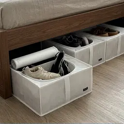 Органайзер ORGANIZE для зберігання взуття та речей з кришкою 50*41*18 см (білий) - мініатюра 6