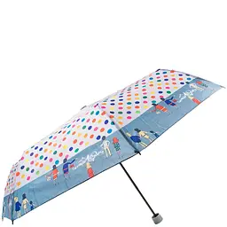 Жіноча складана парасолька механічна Art Rain 98 см різнобарвна - мініатюра 2