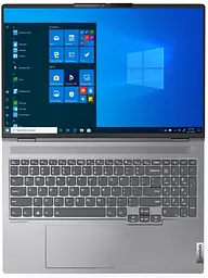 Ноутбук Lenovo ThinkBook 16p 16WQXGA IPS AG/AMD R7 5800H/16/512F/NVD3060-6/W10P/Grey (20YM000ARA) - мініатюра 2