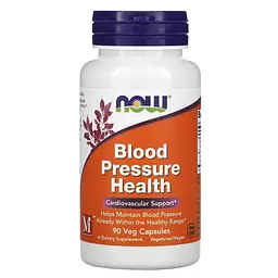 Натуральна добавка NOW Blood Pressure Health, 90 вегакапсул